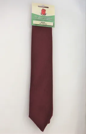 Mens House of Edgar Woollen Tie - Burgundy