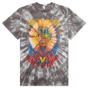 Mens Iron Maiden Tee - Smoke Tie Dye