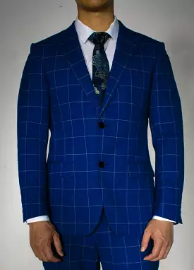 Men's Kingston Blue Suit Jacket