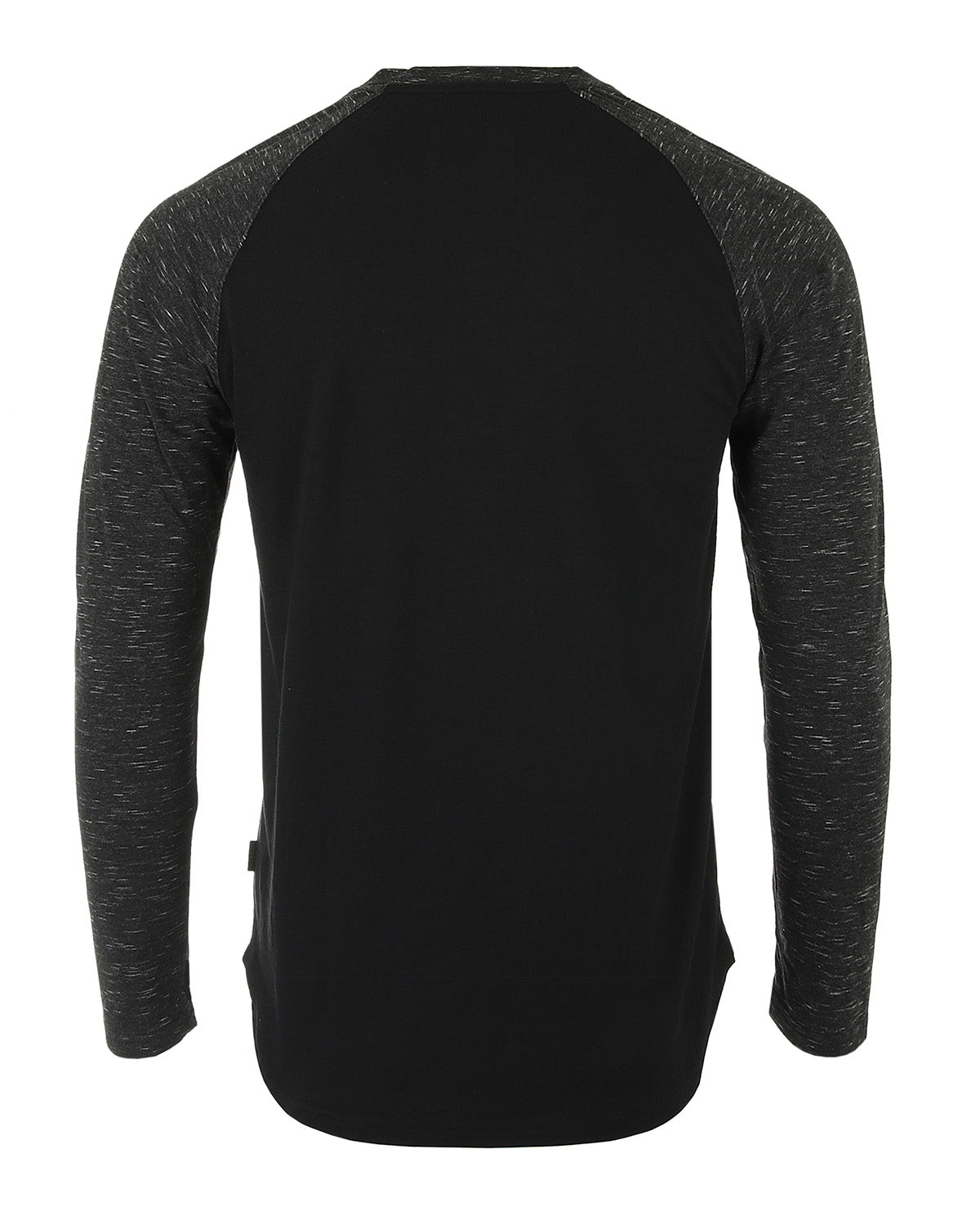 Men's Long Sleeve Color Block Raglan V-Neck Henley