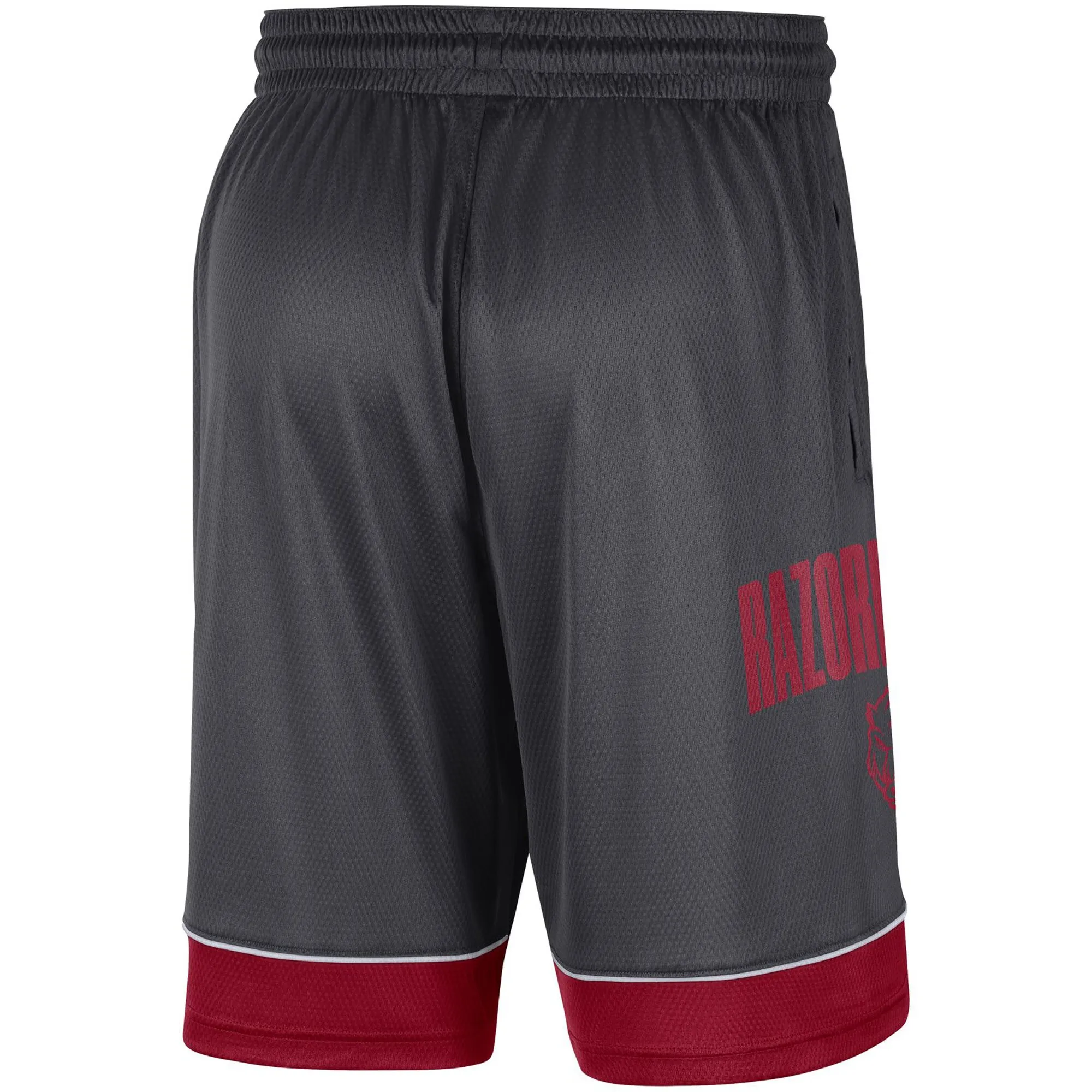 Men's Nike Charcoal/Cardinal Arkansas Razorbacks Fast Break Shorts