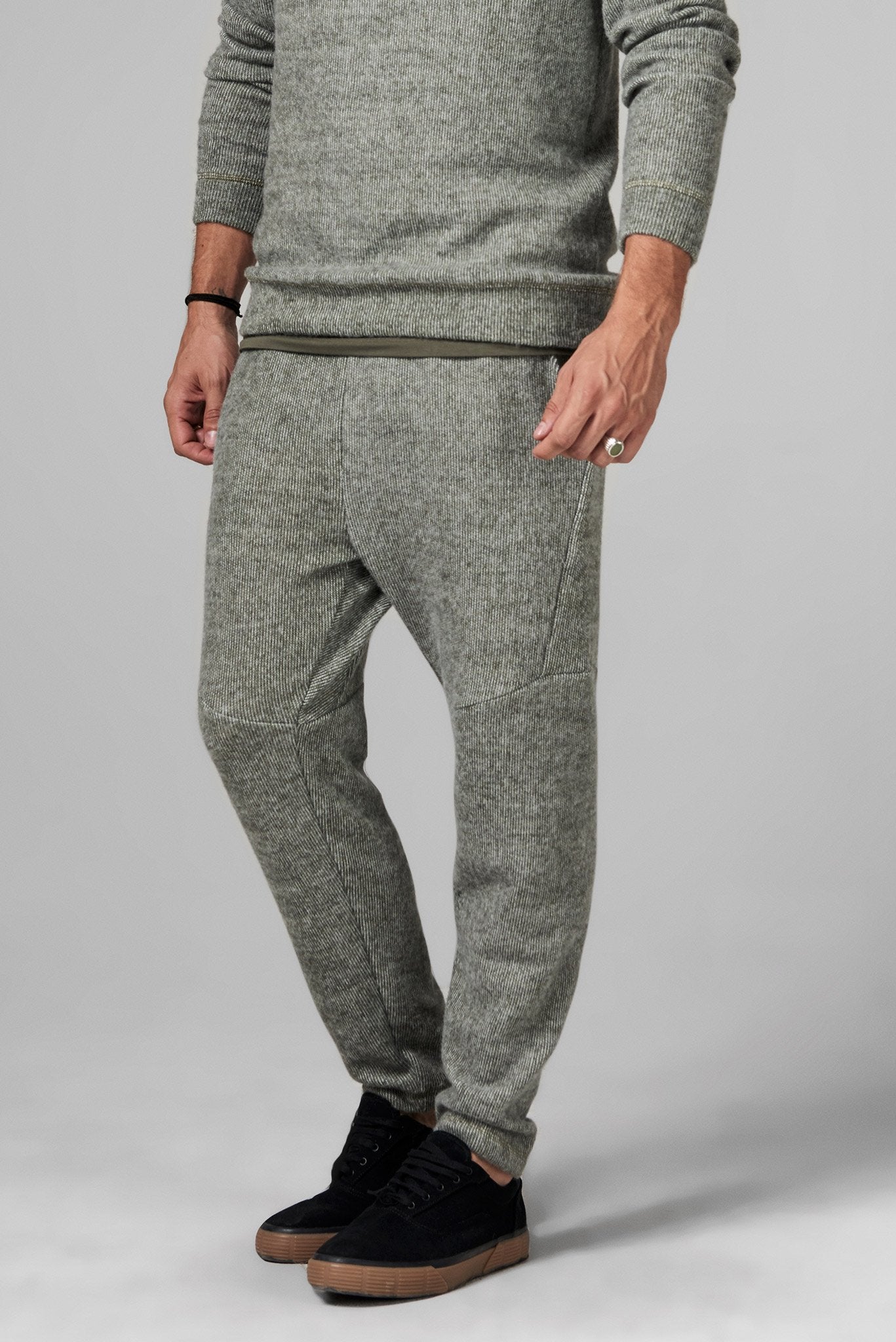 Men's Soft Knit Melange Jogger Pant