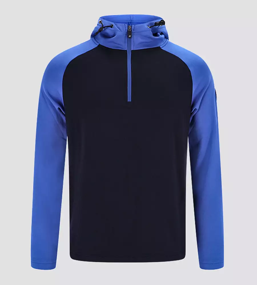 MEN'S TWO TONE HOODIE - NAVY BLUE