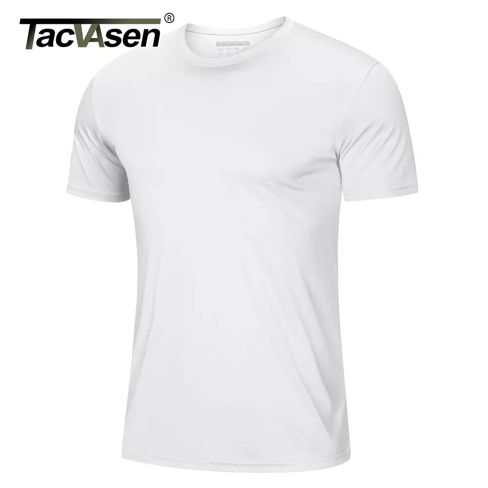 Mens UPF 50+ Soft Summer T-shirts Men's Anti-UV Skin Sun Protection Performance Shirts Gym Sports Casual Fishing Tee Tops