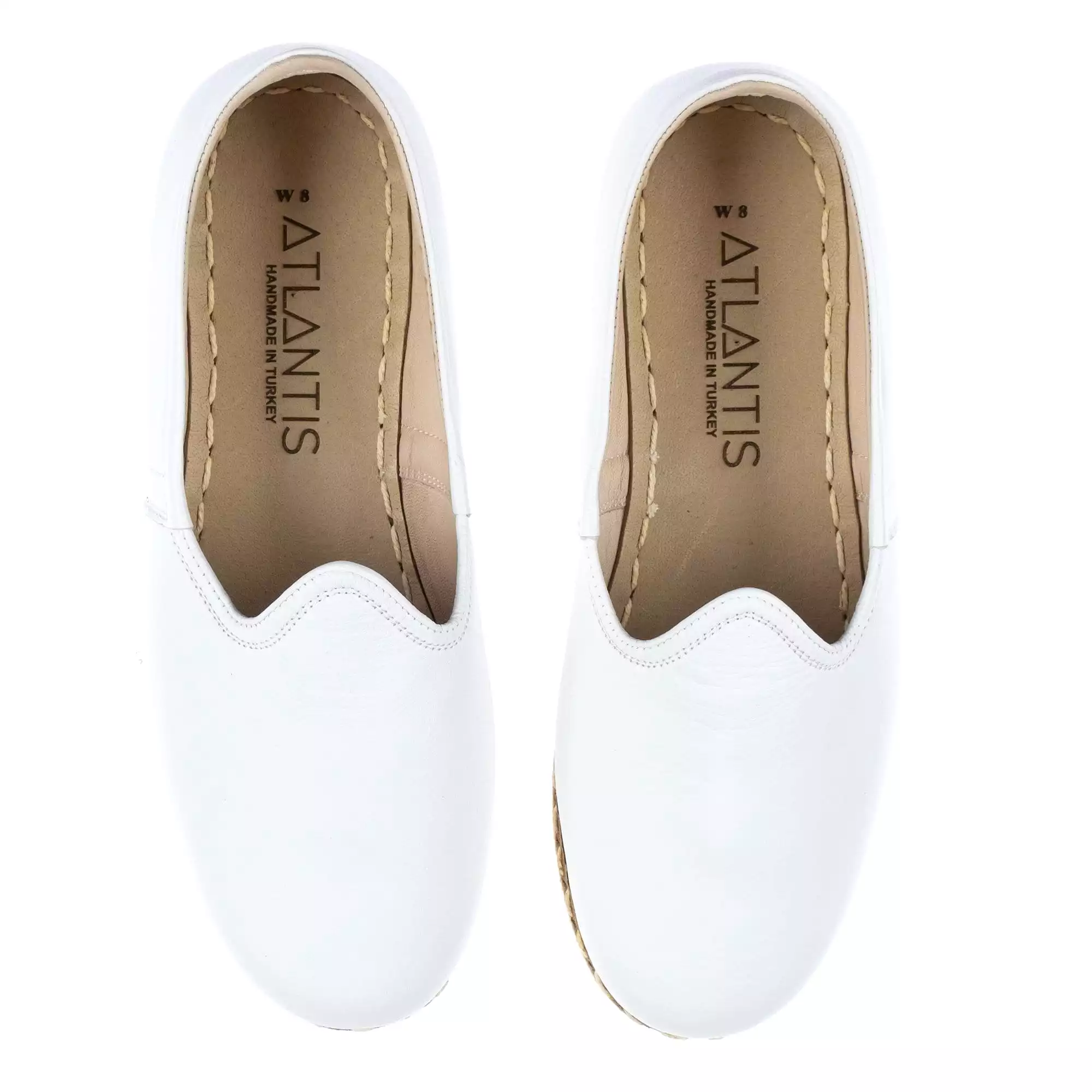 Men's White Slip On Shoes