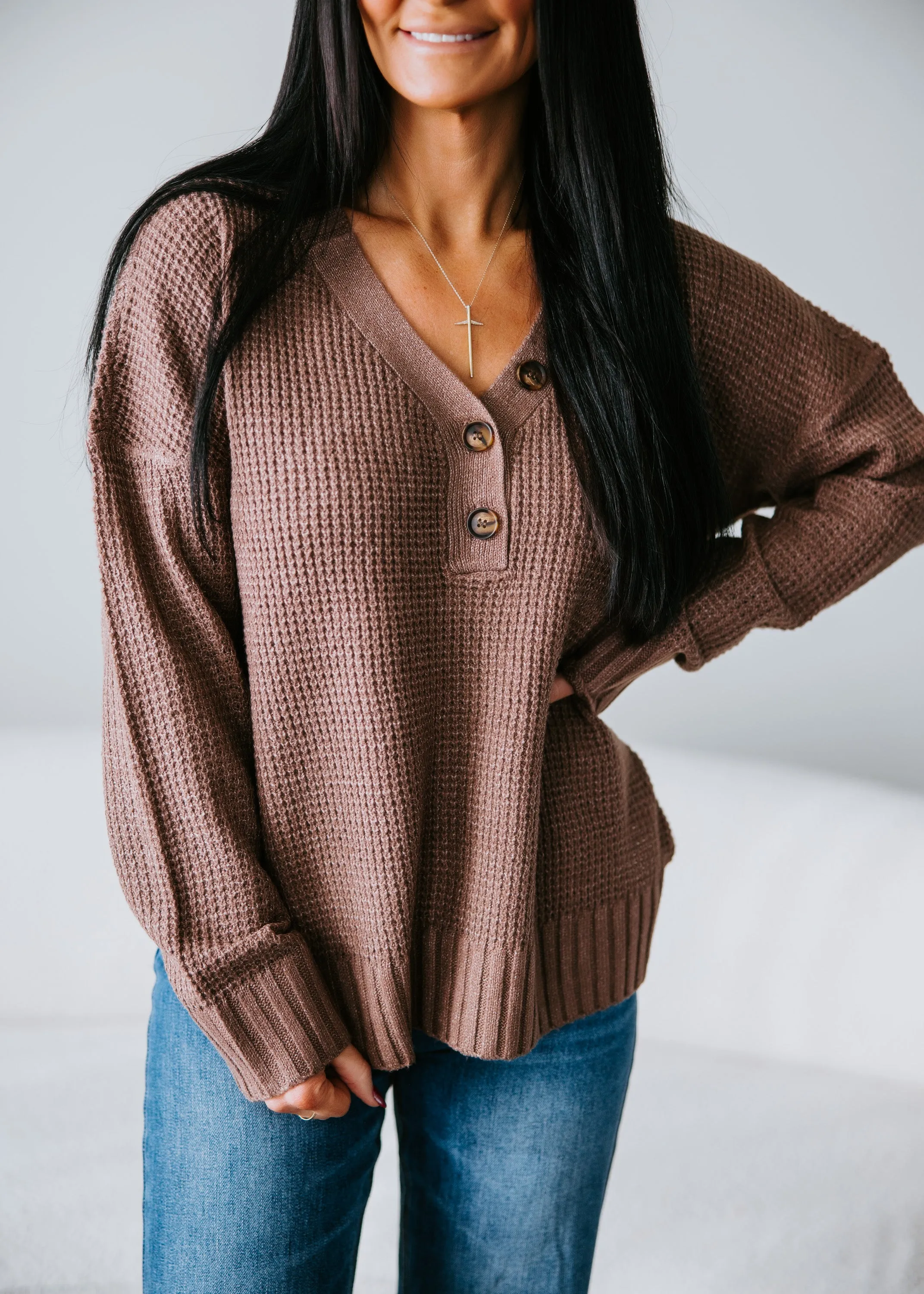 Mikah Waffle Knit Sweater