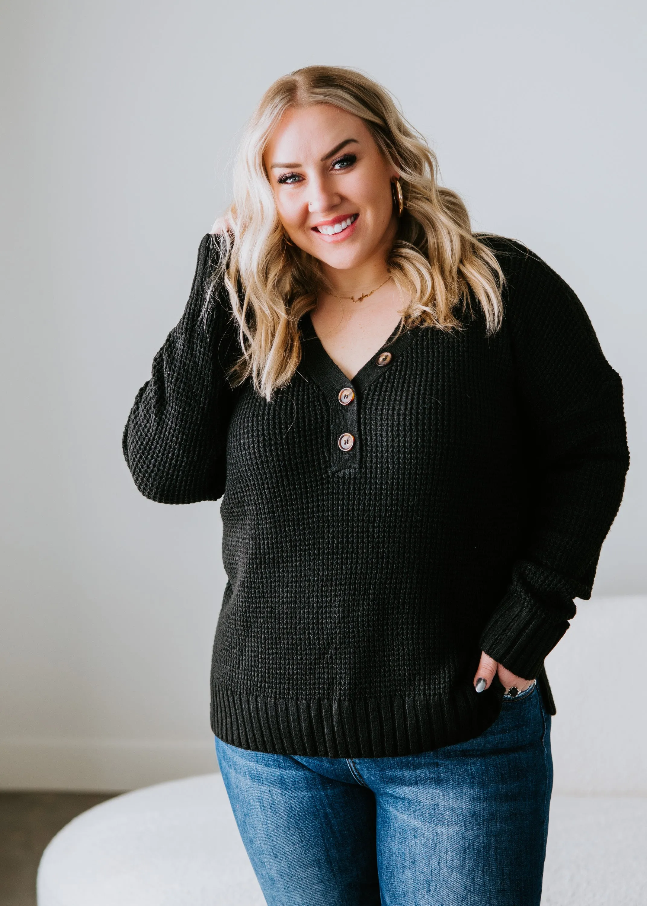 Mikah Waffle Knit Sweater