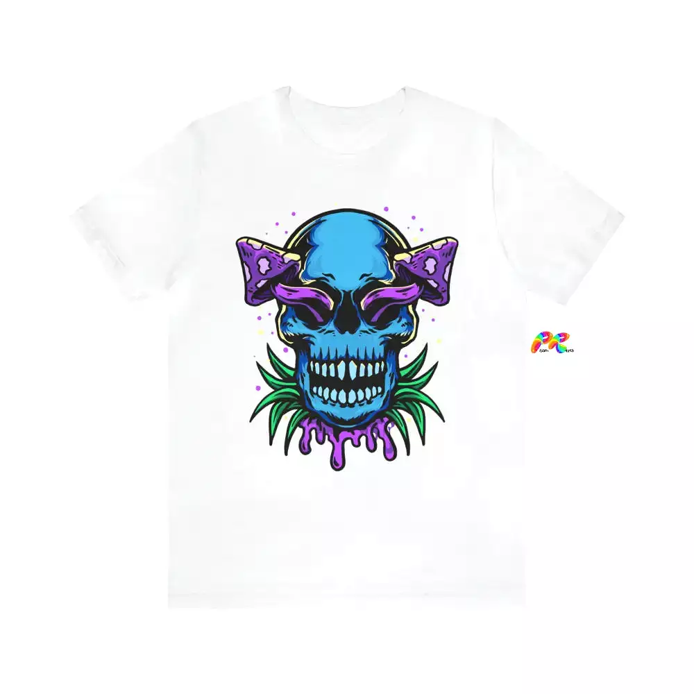 Mushroom Skull Unisex Short Sleeve T-Shirt