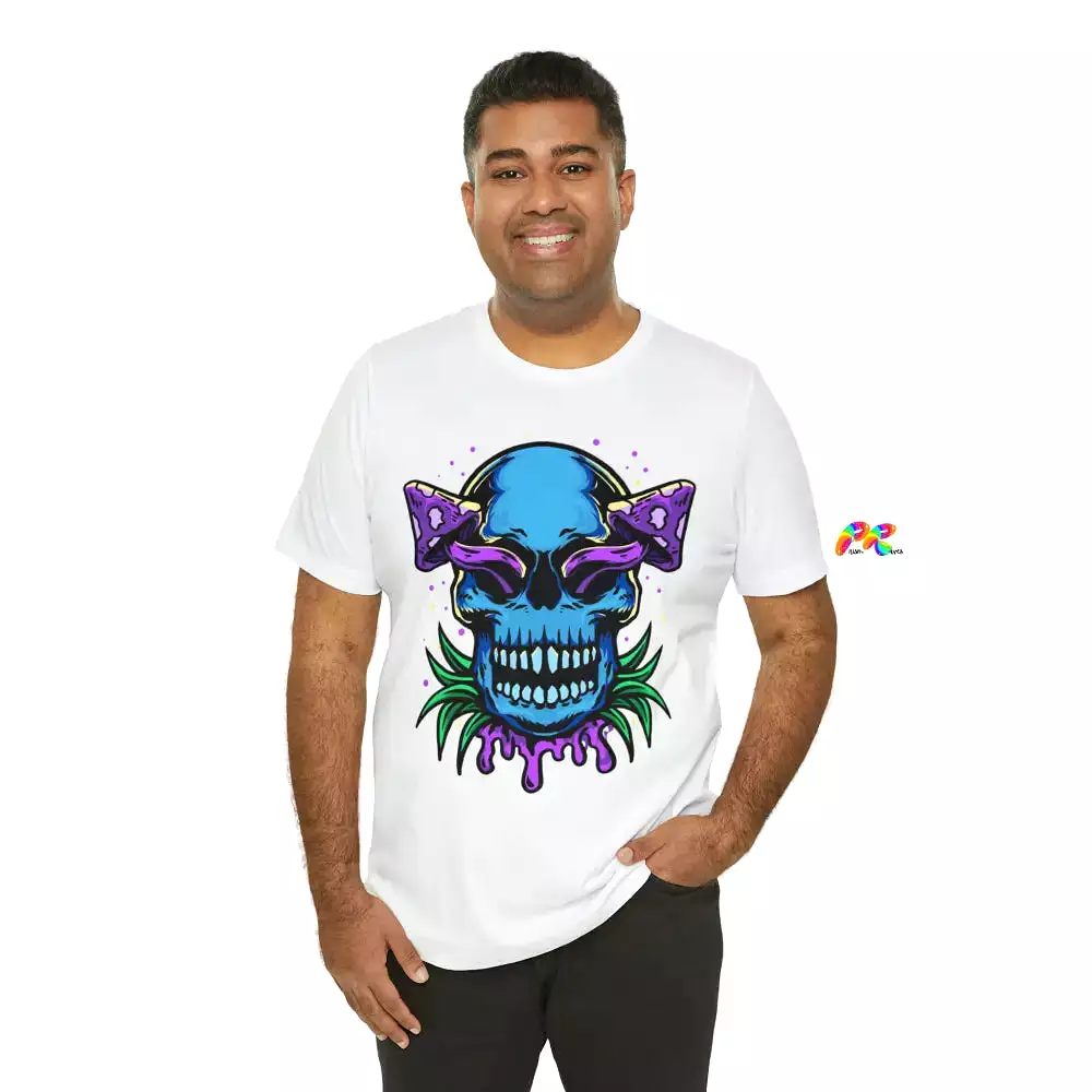 Mushroom Skull Unisex Short Sleeve T-Shirt