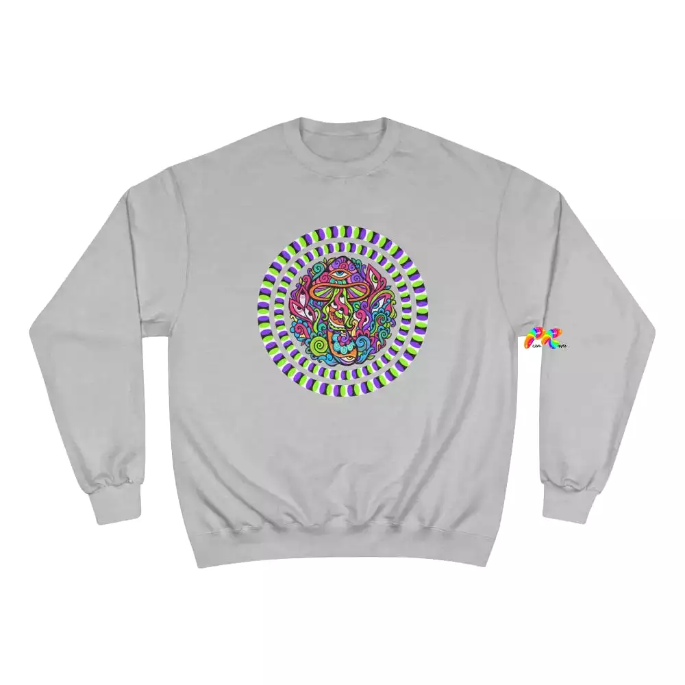 Mushroom Trip Rave Champion Sweatshirt