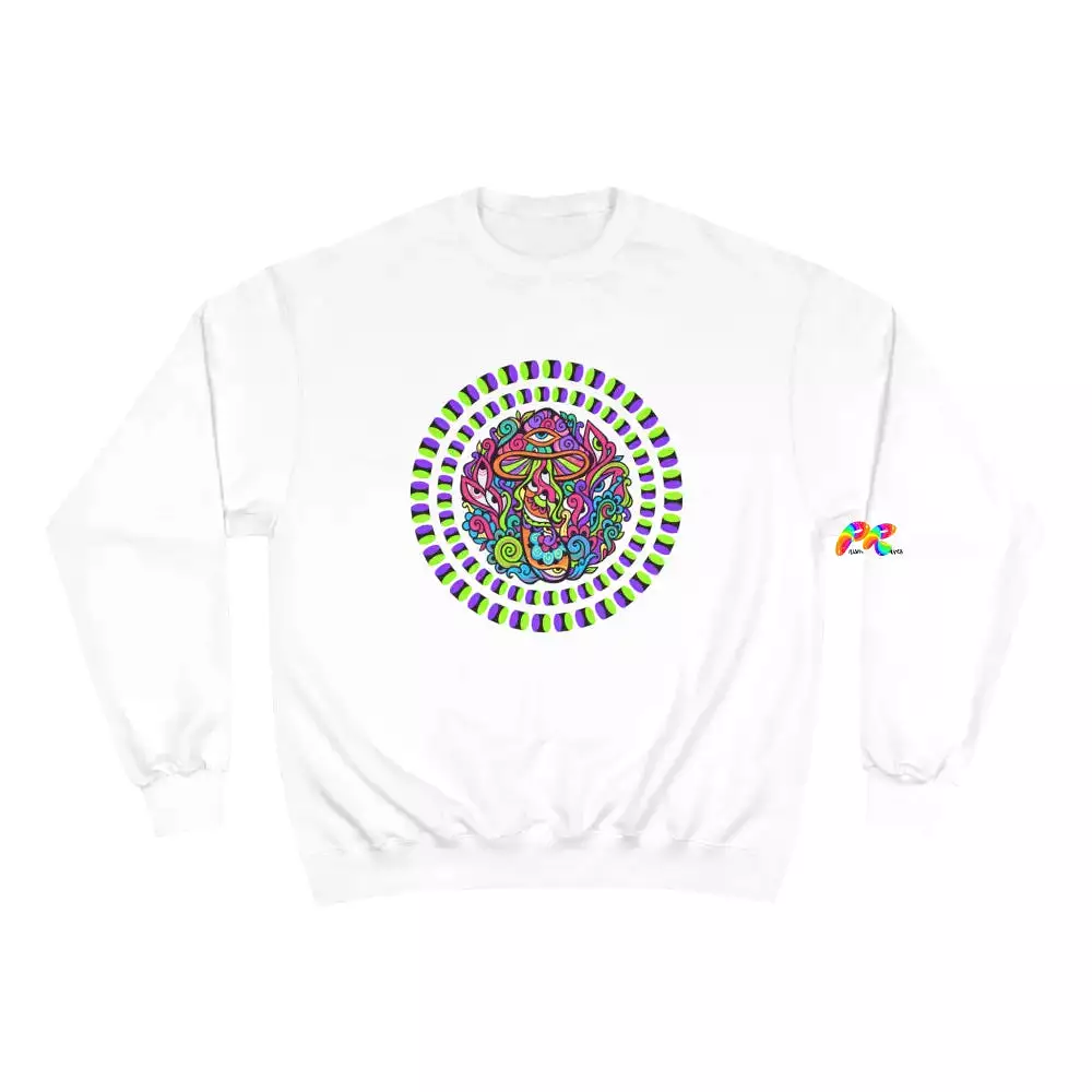 Mushroom Trip Rave Champion Sweatshirt