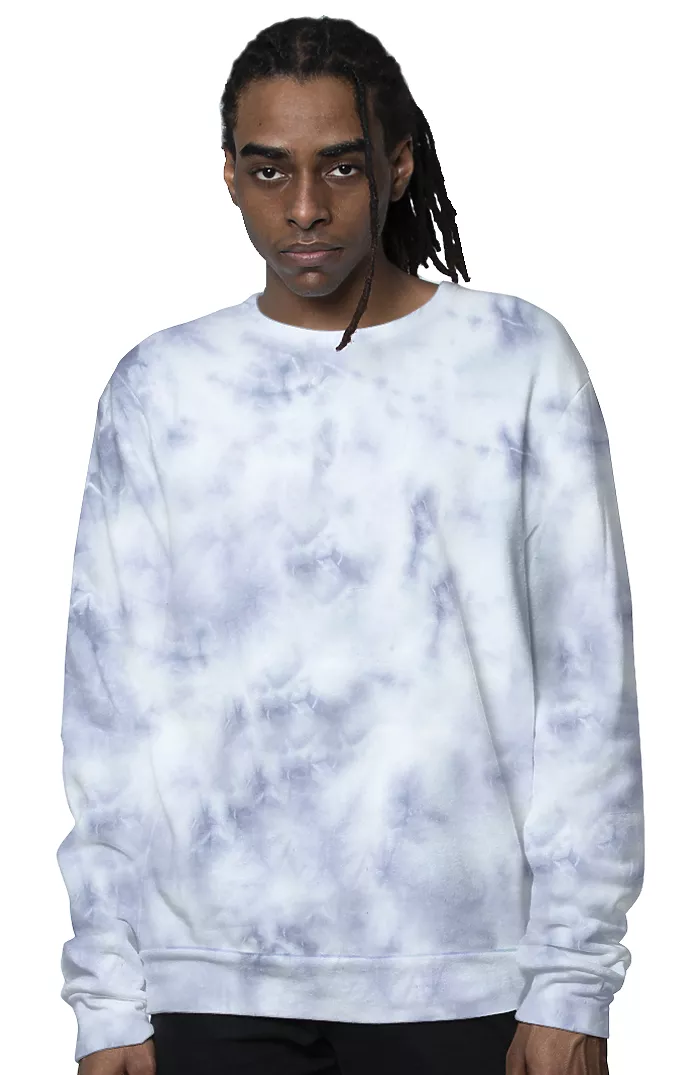 NEW! Cloud Tie Dye Crew Sweatshirt 3559CTD