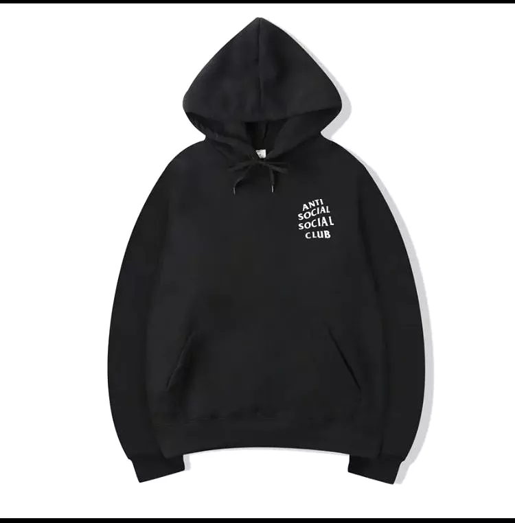 New Men's Women's Hoodie Sweatshirts Fashion Solid Black Hooded Hip Hop Fleece Hoodie Men Brand Hoodie Streetwear X1464111