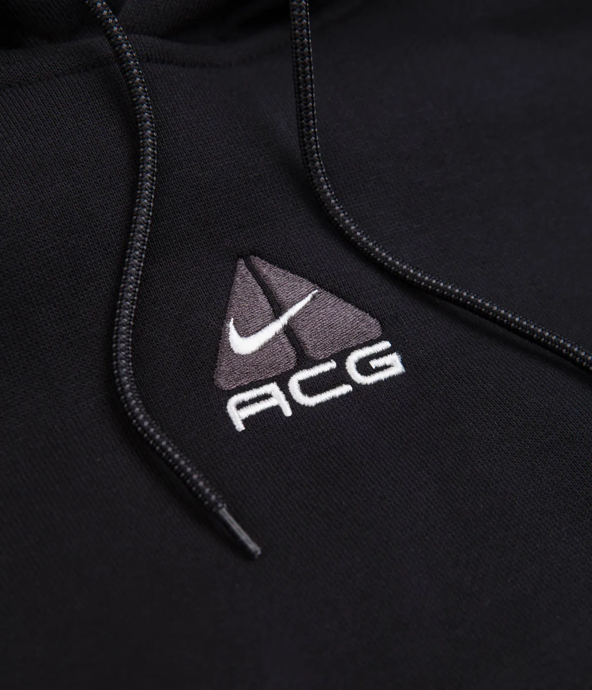 Nike ACG Womens Tuff Knit Hoodie - Black / Summit White / Dark Smoke Grey