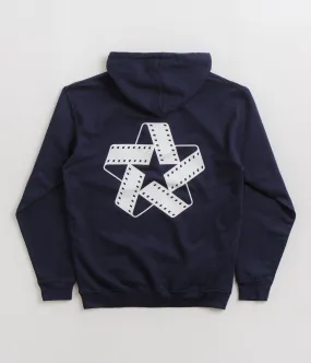 North Film Star Hoodie - Navy / White