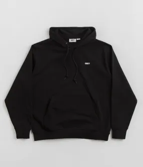 Obey Bold Boxy Hoodie - Black