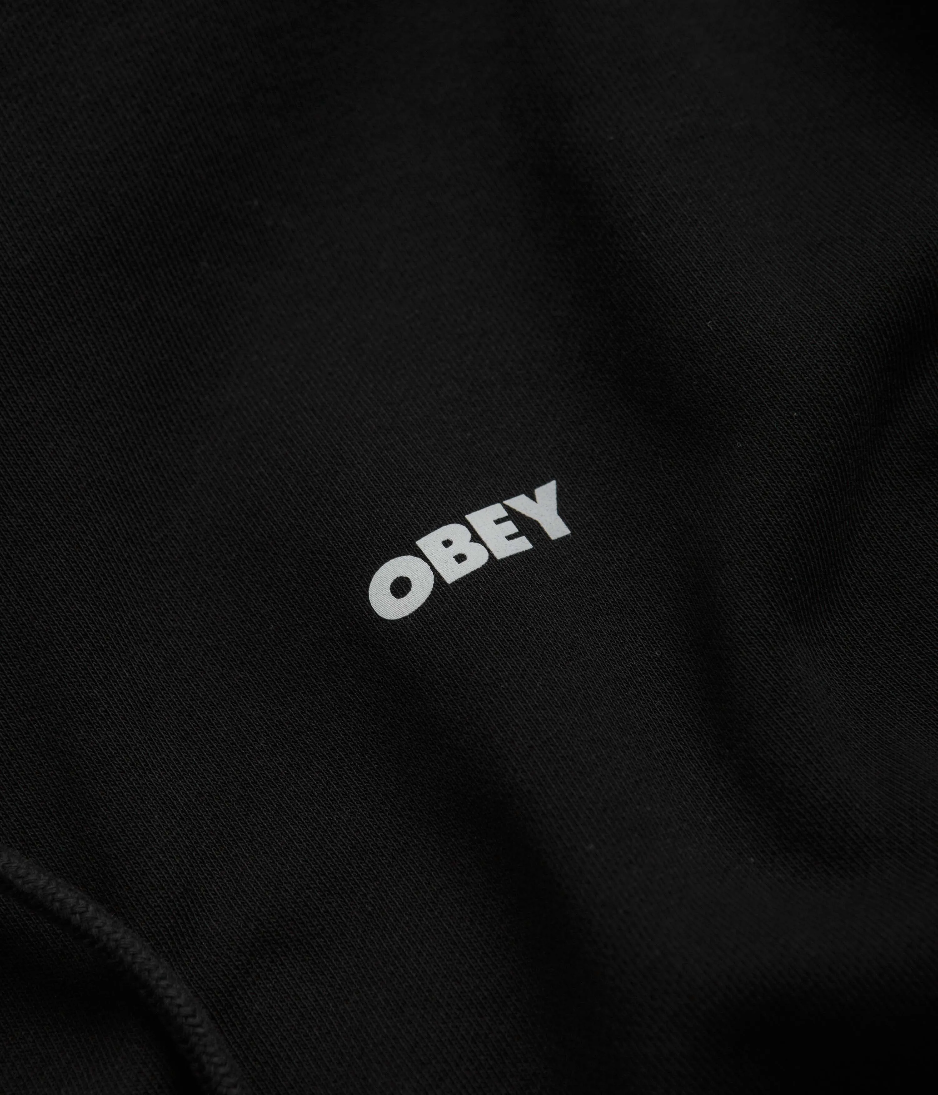 Obey Bold Boxy Hoodie - Black