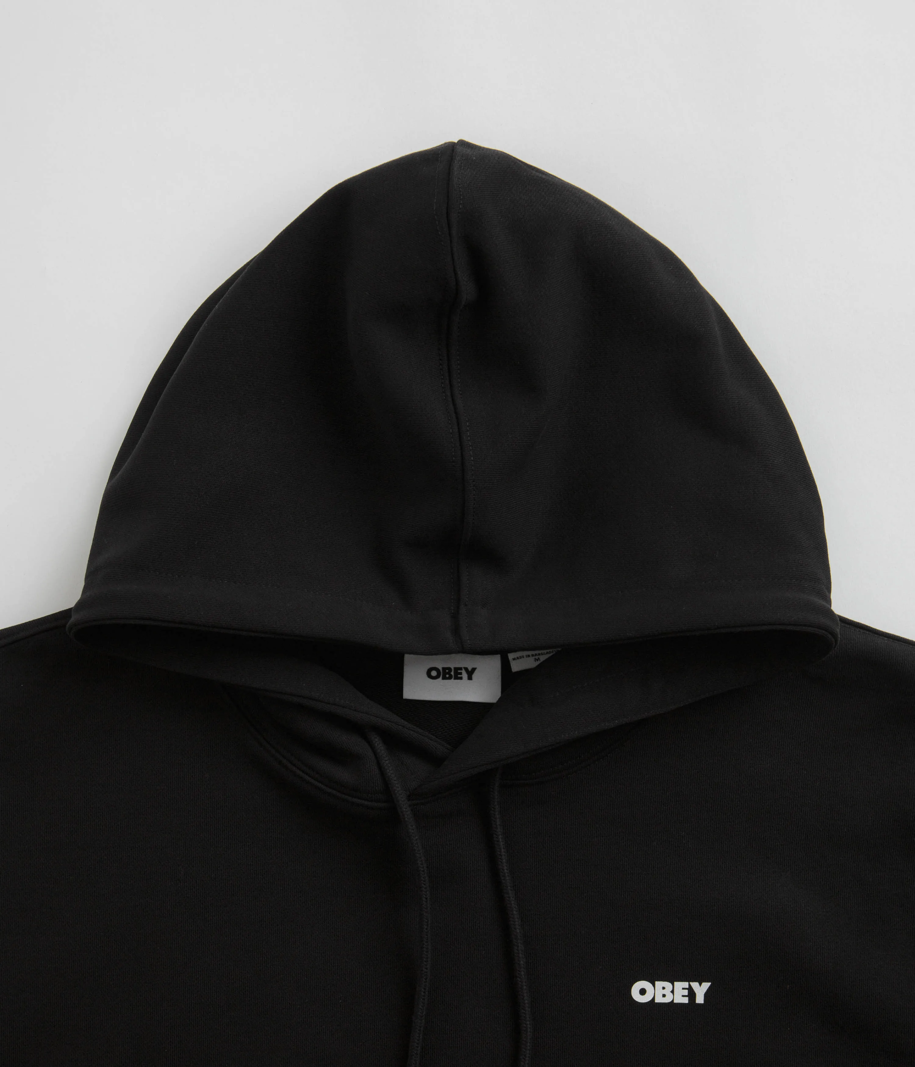 Obey Bold Boxy Hoodie - Black