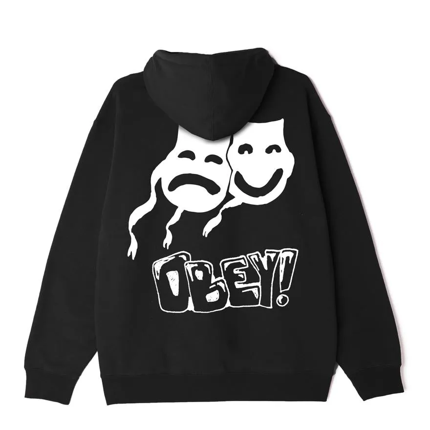 OBEY FEEL NOTHING HOODIE // BLACK