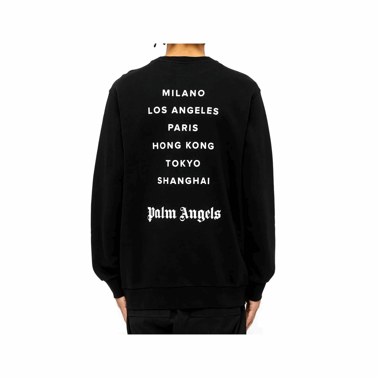 Palm Angels Milano Sprayed Logo Men's Sweatshirt