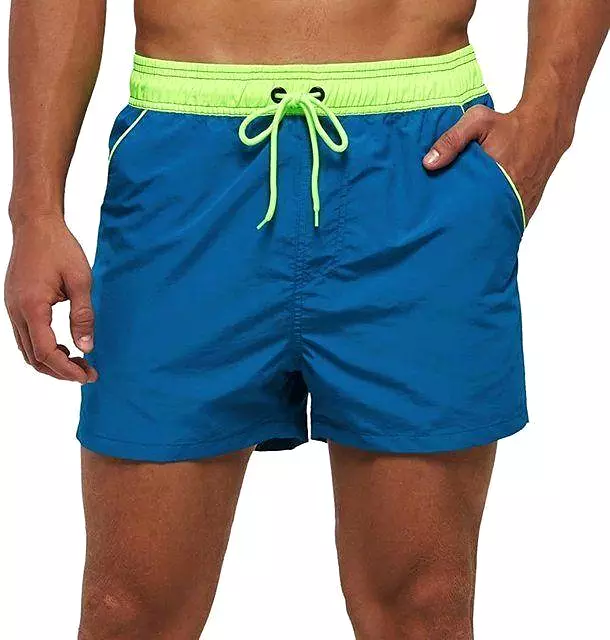 Patchwork Beach Shorts For Men