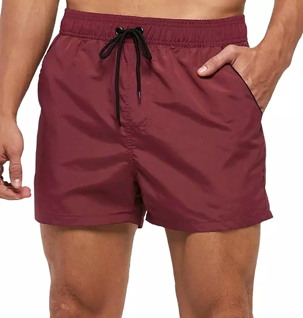 Patchwork Beach Shorts For Men