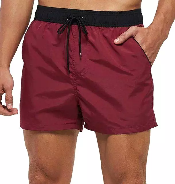 Patchwork Beach Shorts For Men