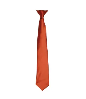 Premier Colours Mens Satin Clip Tie (Fuchsia) (One size) - UTRW4407