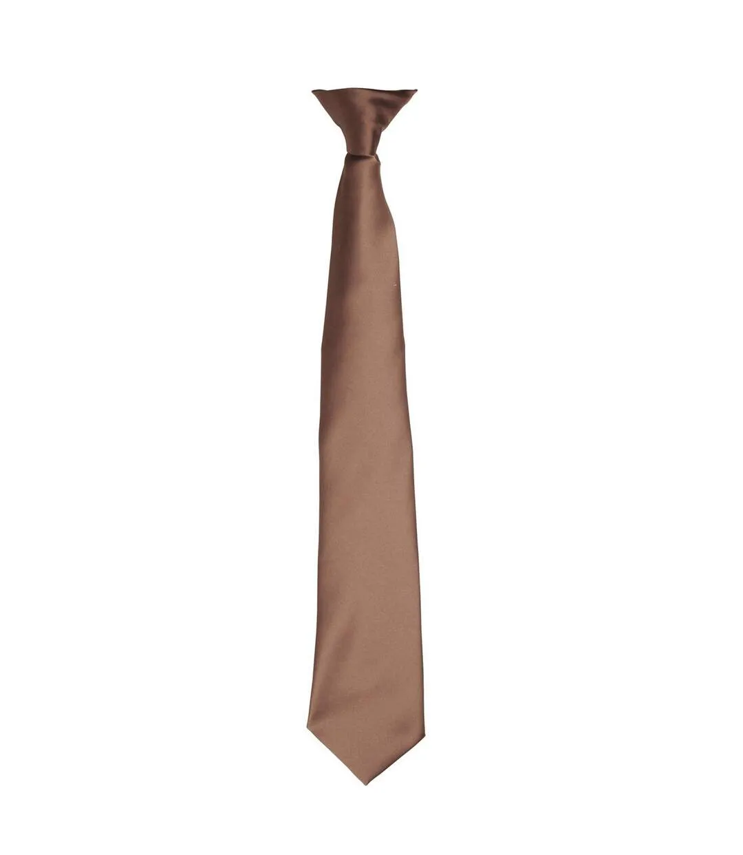 Premier Colours Mens Satin Clip Tie (One size) (Navy) - UTRW4407