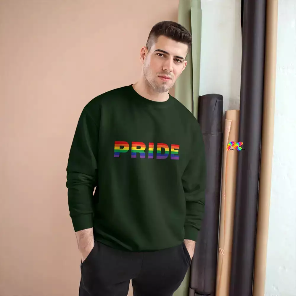 Pride Striped Champion Sweatshirt