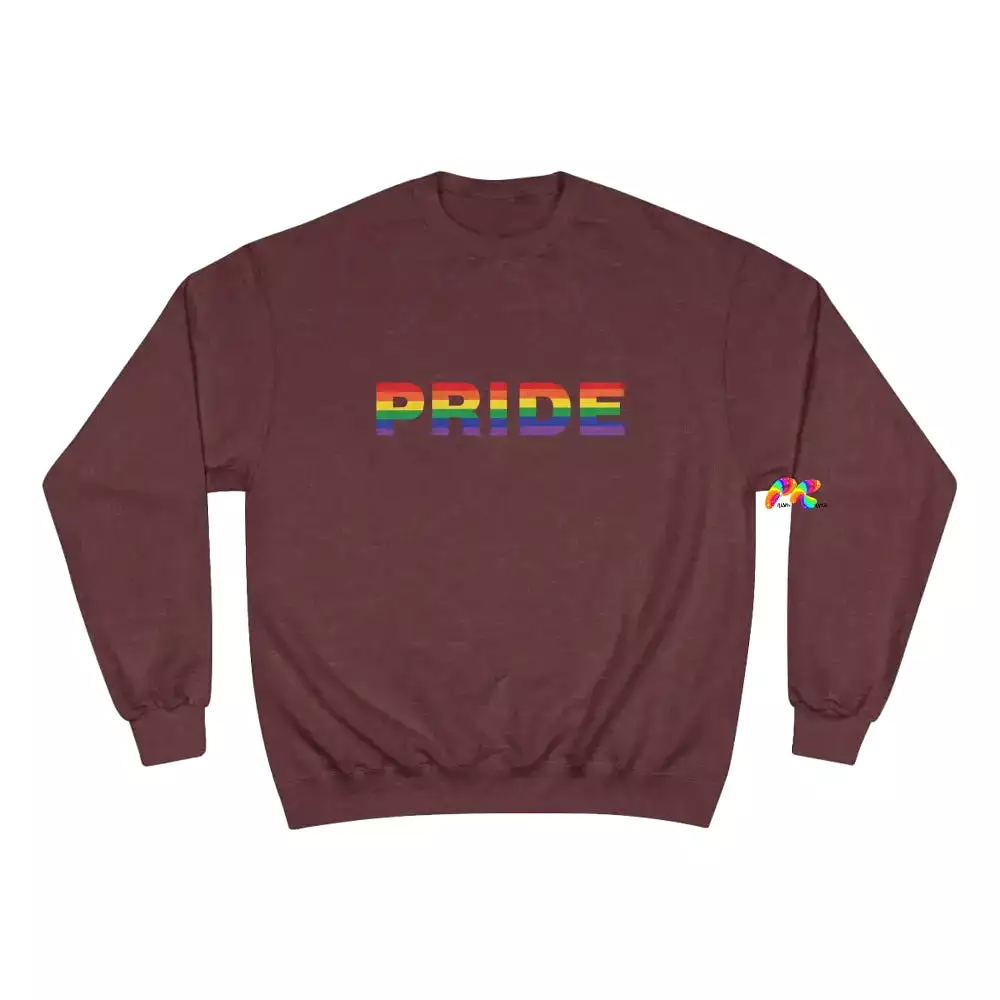 Pride Striped Champion Sweatshirt