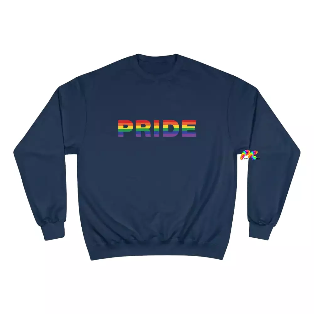 Pride Striped Champion Sweatshirt