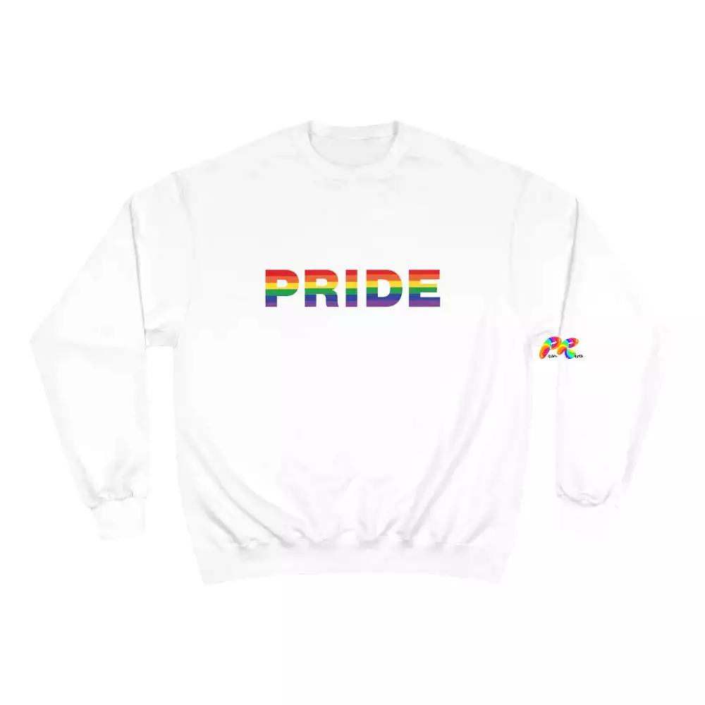 Pride Striped Champion Sweatshirt