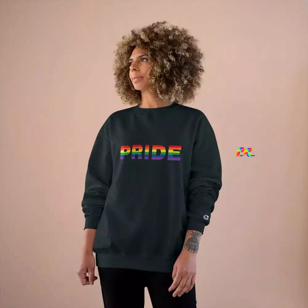 Pride Striped Champion Sweatshirt