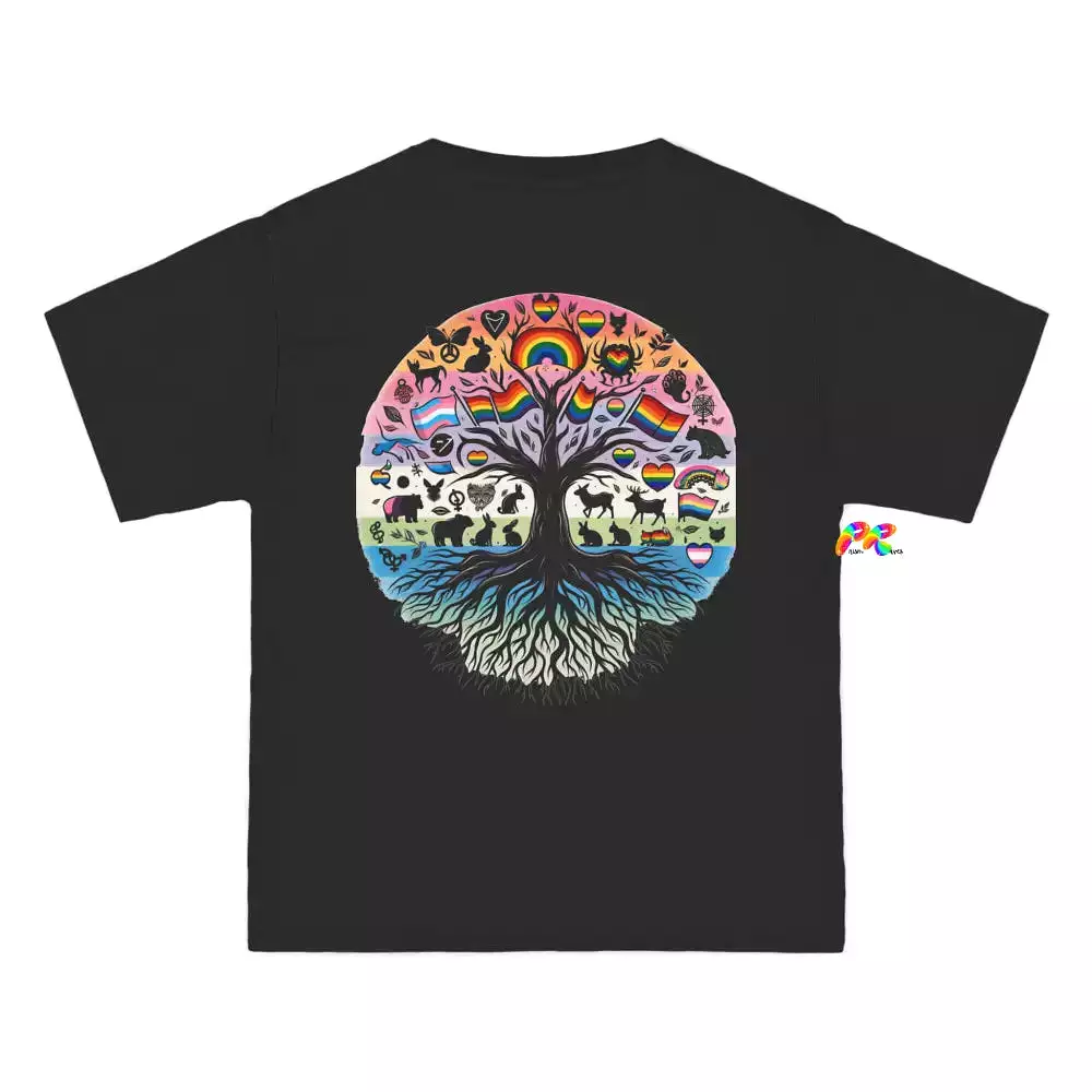 Pride/LGBTQ Tree Beefy-T  Short-Sleeve T-Shirt