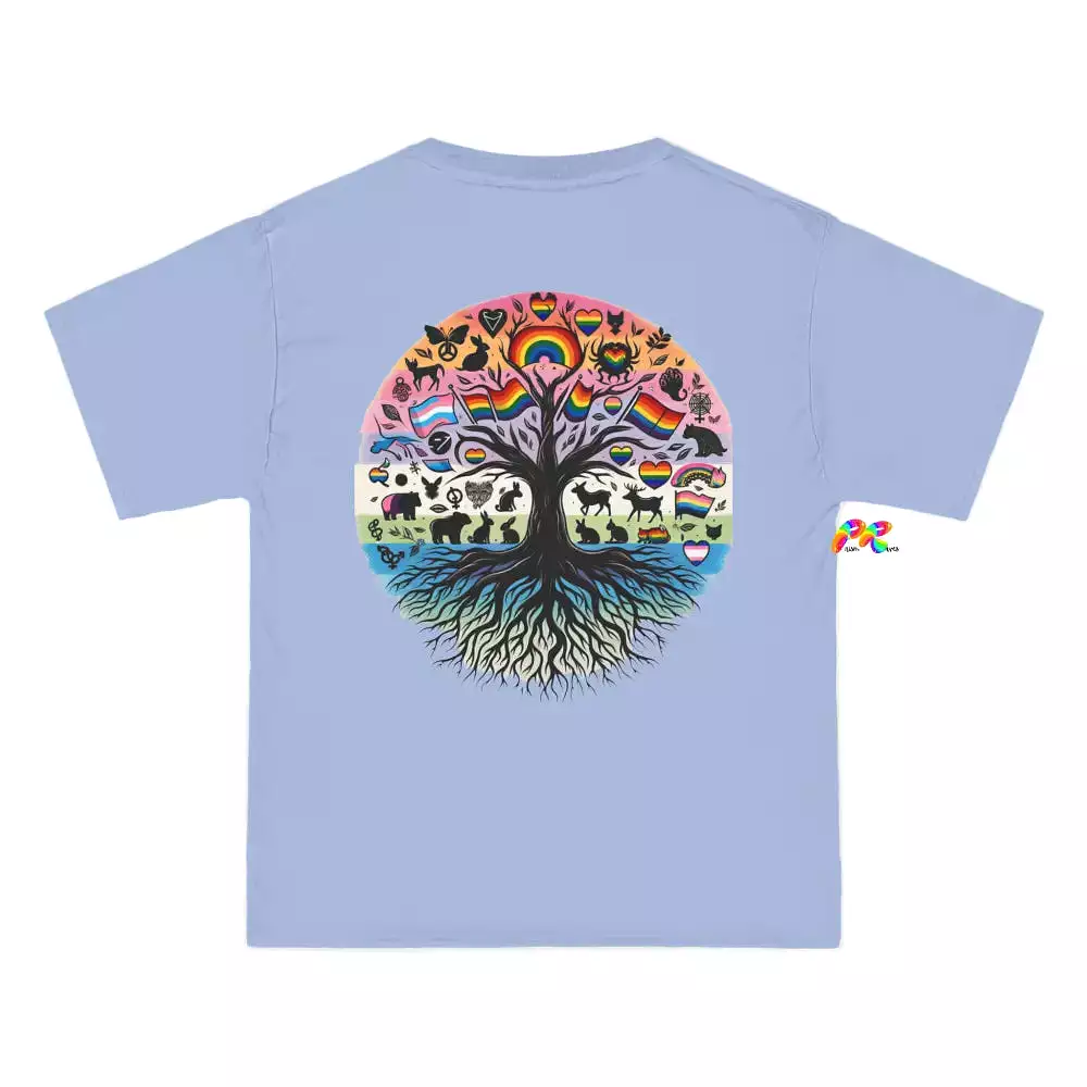 Pride/LGBTQ Tree Beefy-T  Short-Sleeve T-Shirt