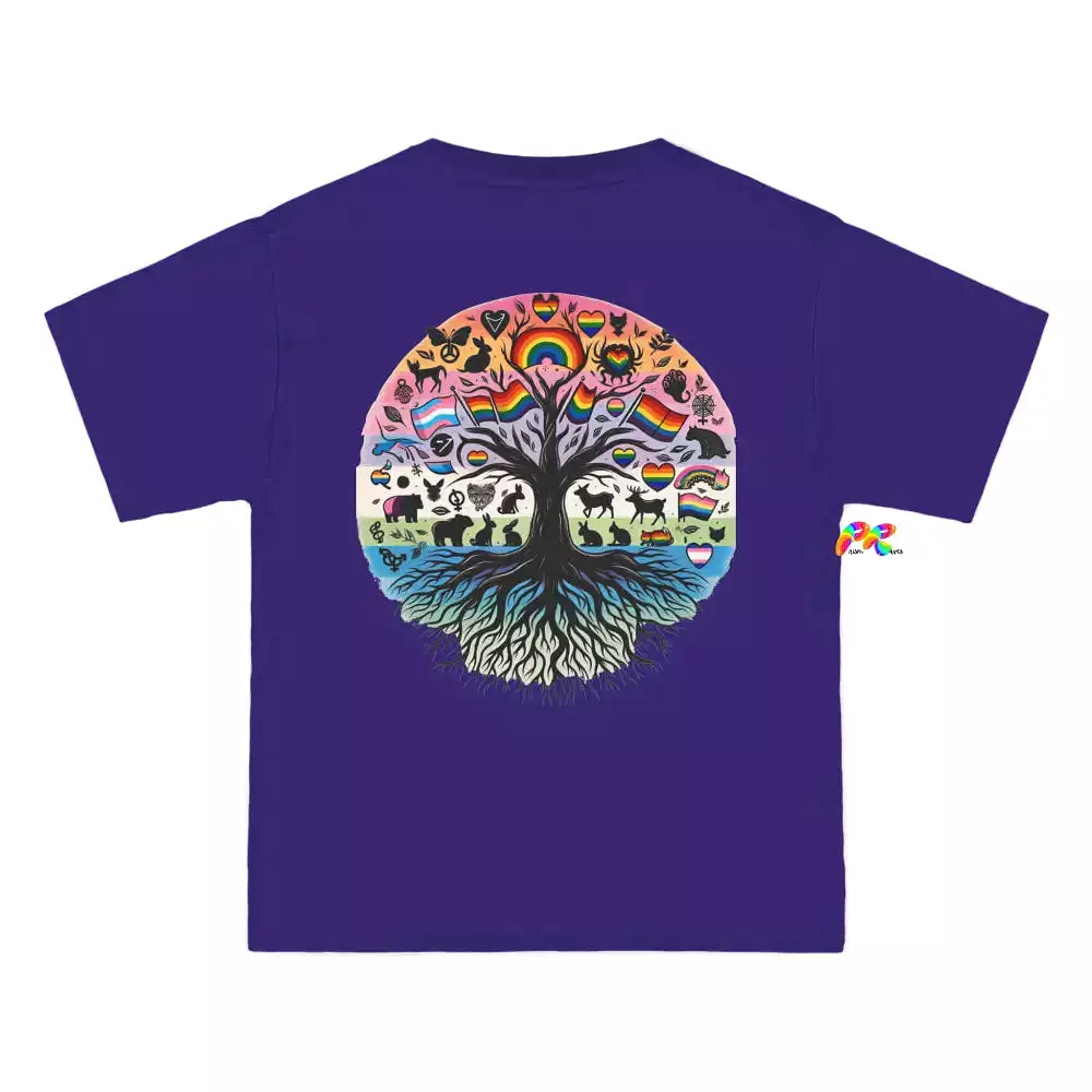 Pride/LGBTQ Tree Beefy-T  Short-Sleeve T-Shirt