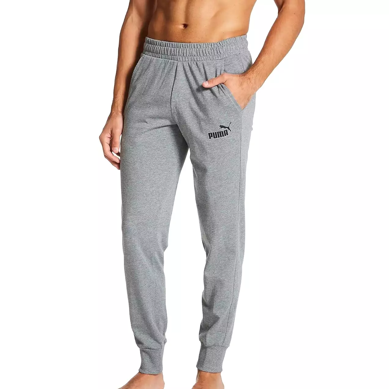 Puma Men's Essentials Jersey Joggers