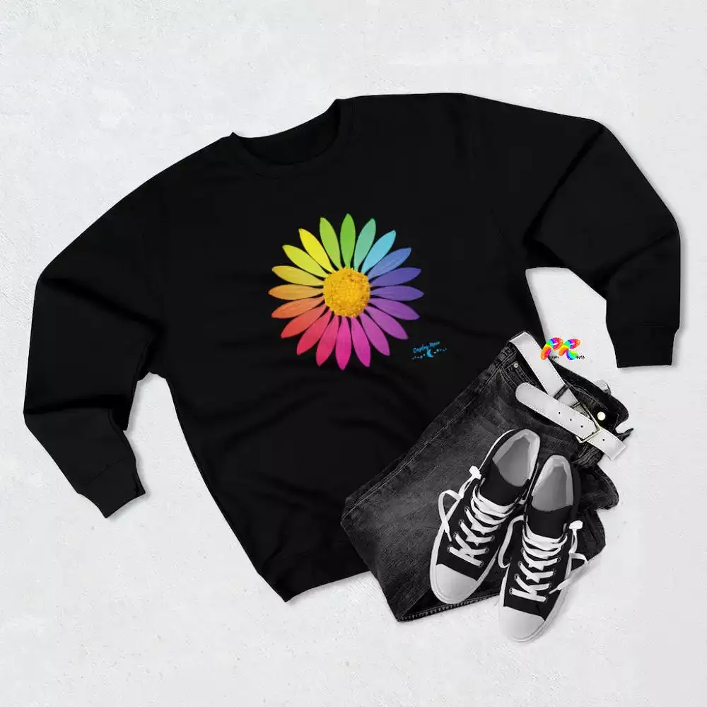 Rainbow Flower Unisex Sweatshirt