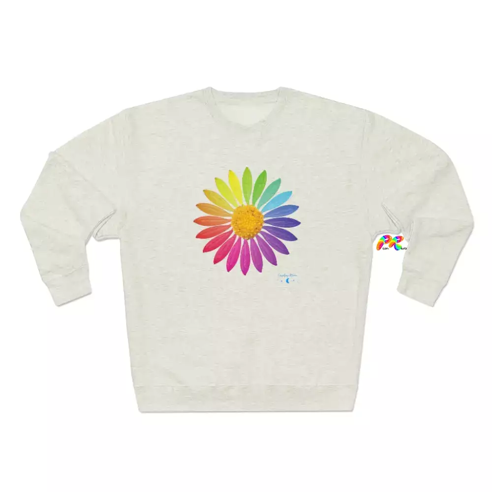 Rainbow Flower Unisex Sweatshirt