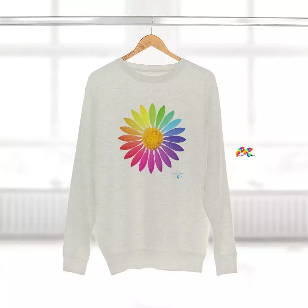 Rainbow Flower Unisex Sweatshirt