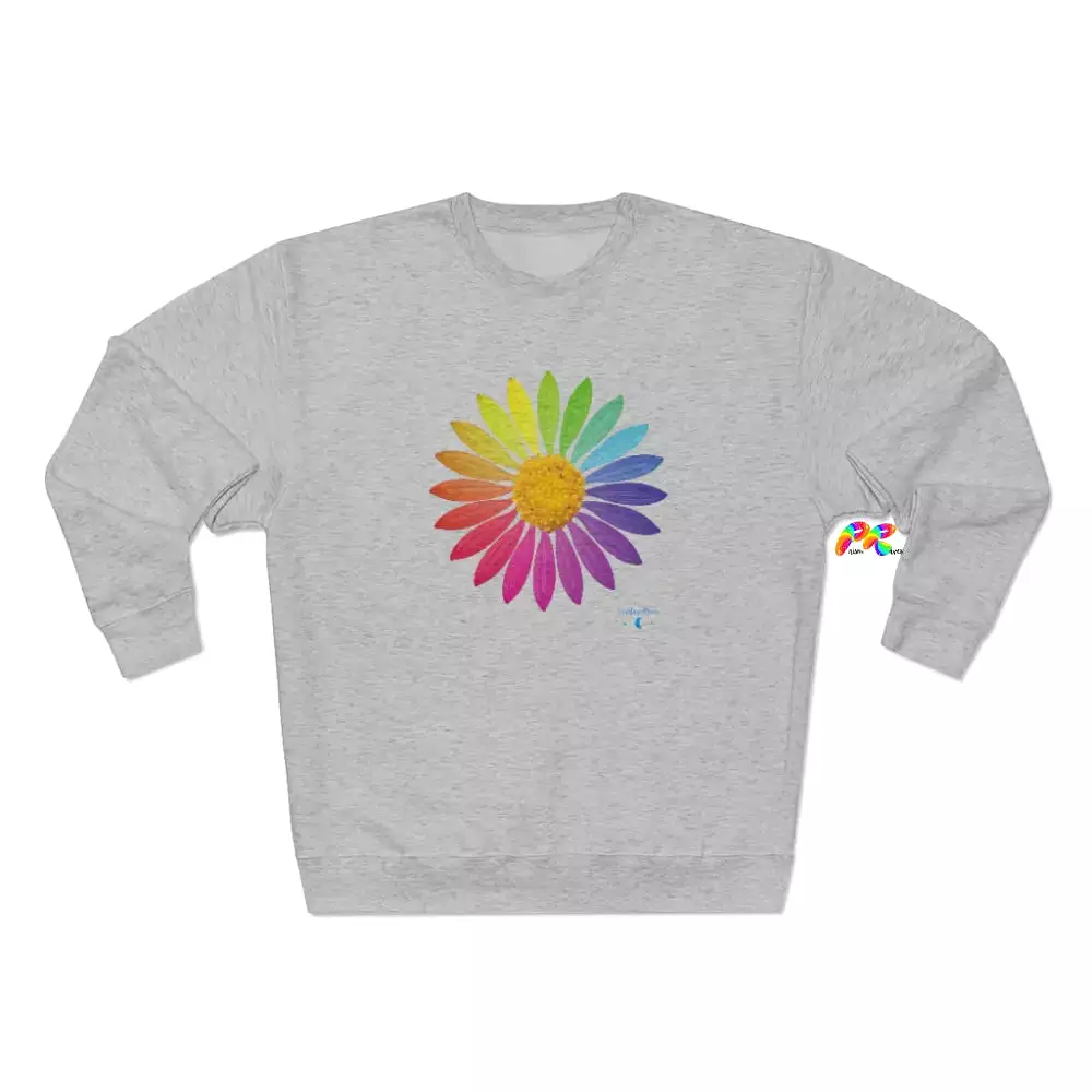 Rainbow Flower Unisex Sweatshirt