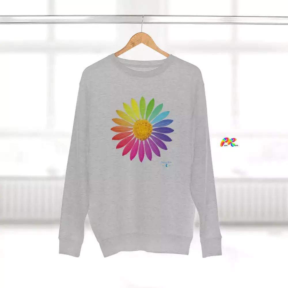 Rainbow Flower Unisex Sweatshirt