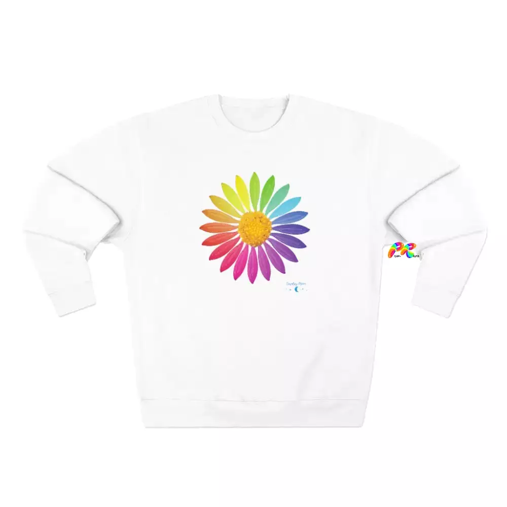 Rainbow Flower Unisex Sweatshirt