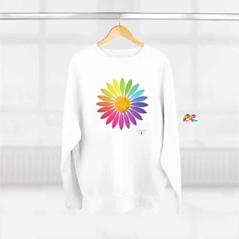 Rainbow Flower Unisex Sweatshirt