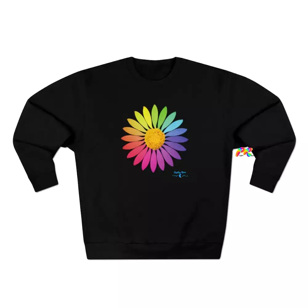 Rainbow Flower Unisex Sweatshirt