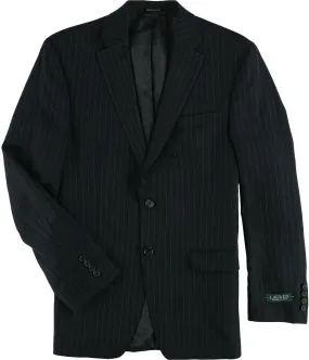 Ralph Lauren Mens Pinstripe Two Button Blazer Jacket, TW1