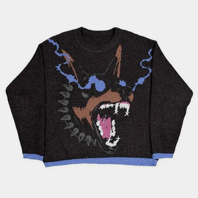 Roaring Beast | Fierce Graphic Knit Sweater