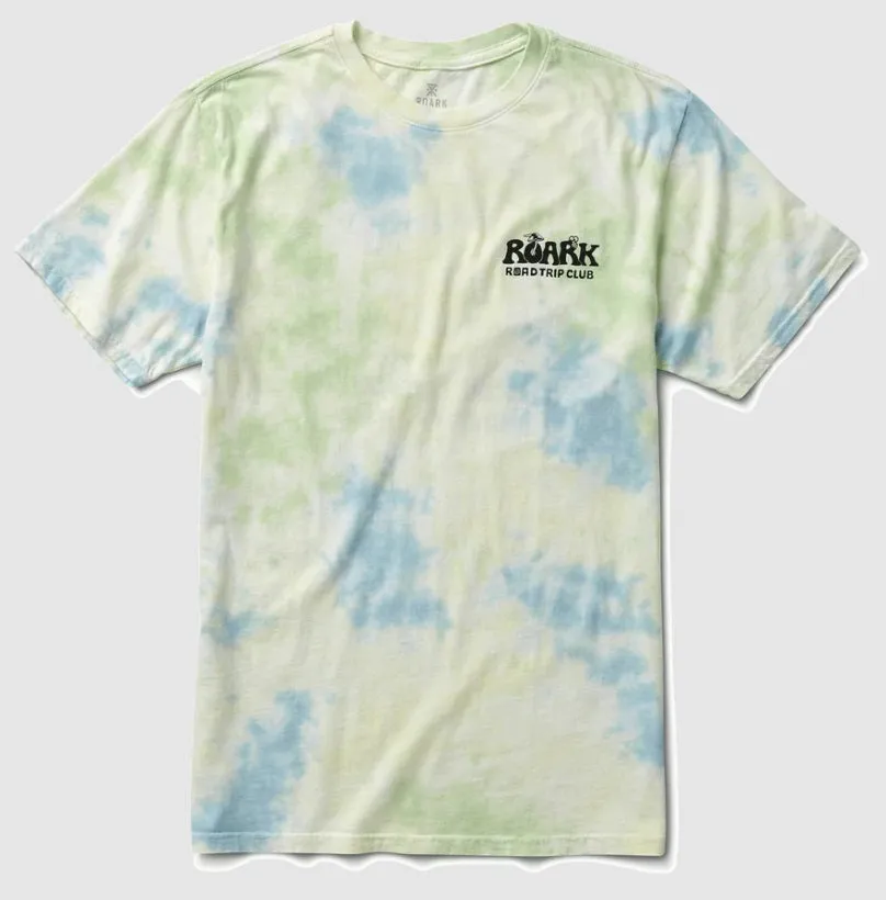 ROARK ROAD TRIP CLUB TIE DYE MENS T-SHIRT