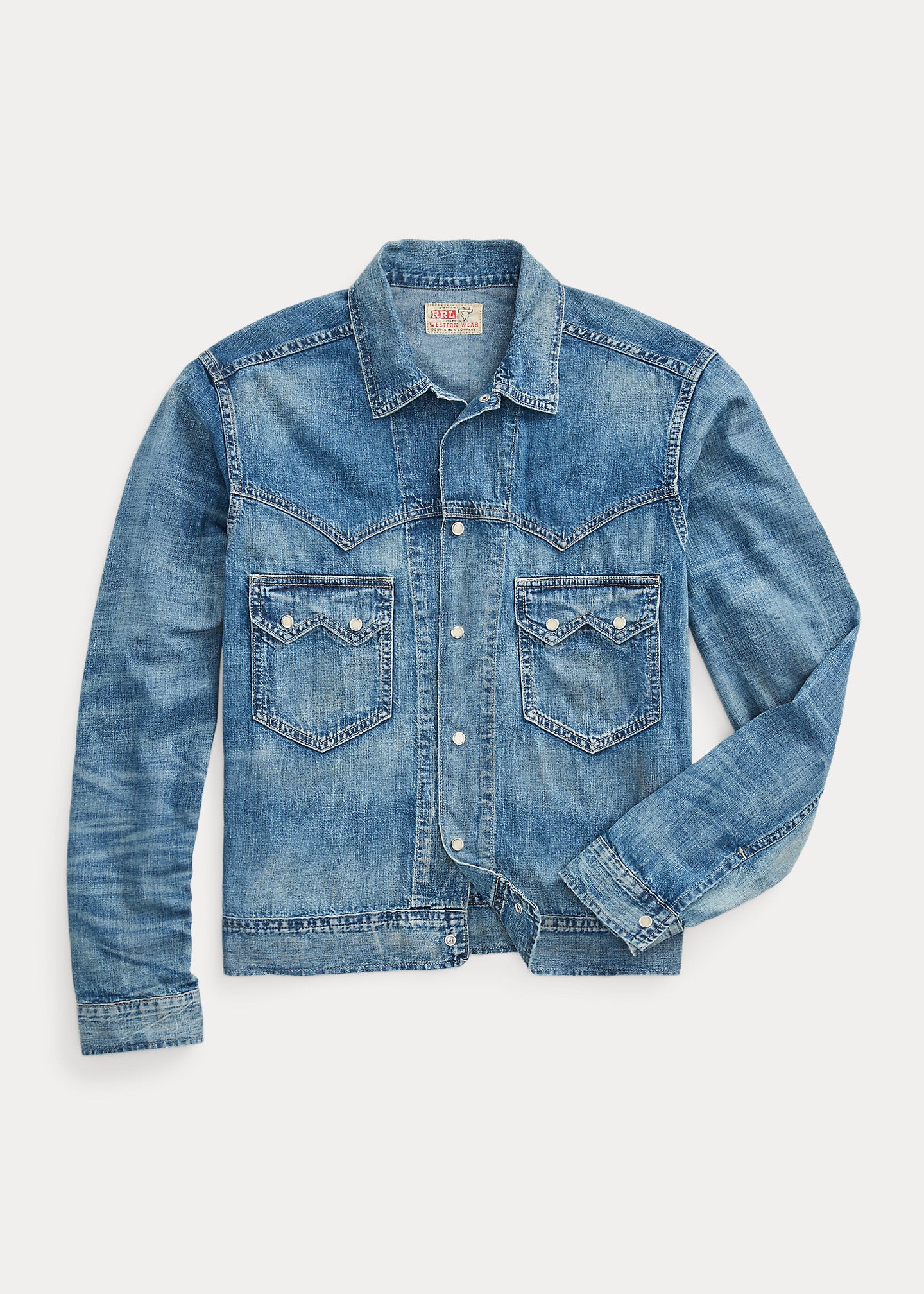 RRL Hewson Indigo Denim Wester Jacket